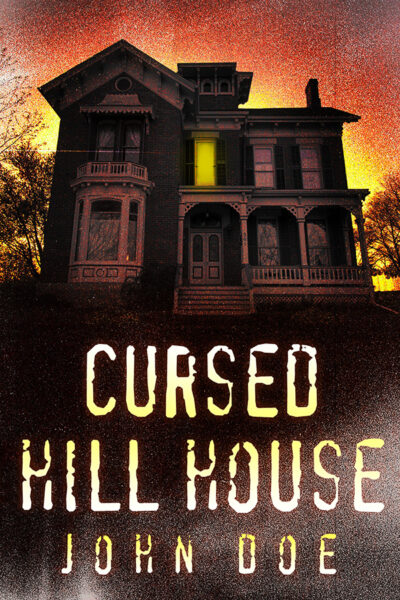 haunted house horror book cover for sale
